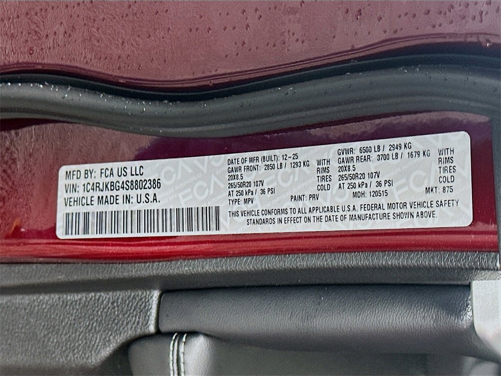 New 2025 Jeep Grand Cherokee L Limited image 19