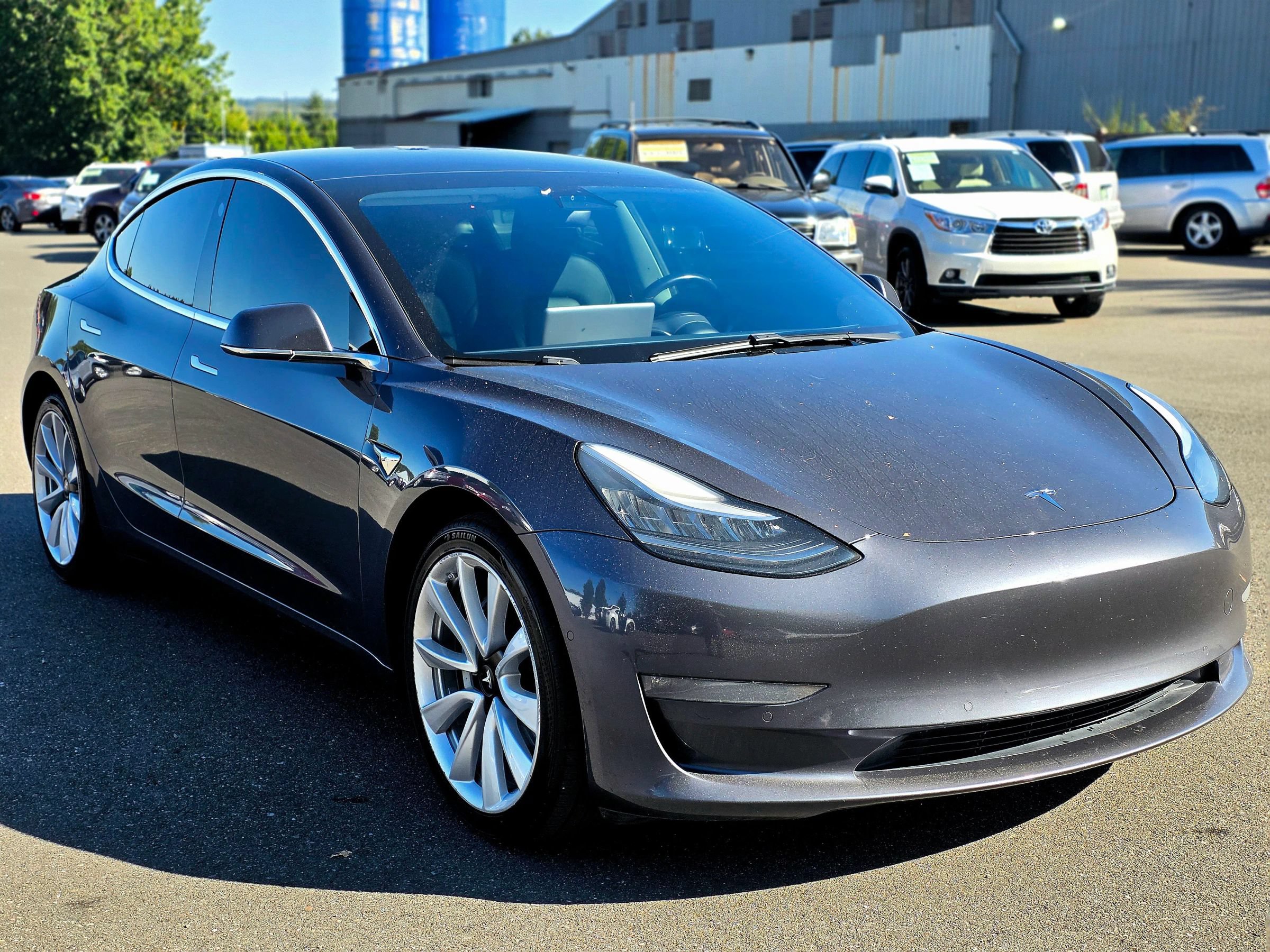 Used 2019 Tesla Model 3 Long Range AWD/4WD image 1