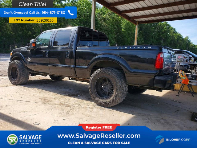 Used 2015 Ford F250 Platinum w/ FX4 Off-Road Package AWD/4WD image 3