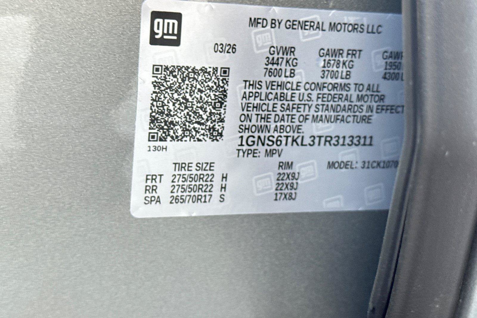New 2026 Chevrolet Tahoe High Country AWD/4WD image 39