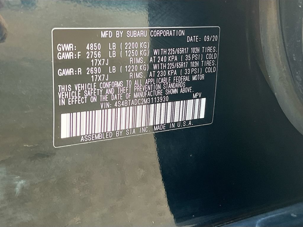 Used 2021 Subaru Outback Premium AWD/4WD image 31