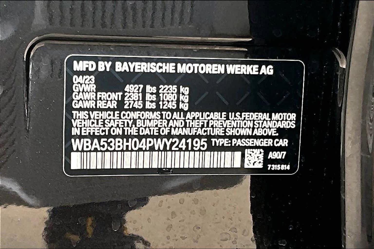 Used 2023 BMW 530i w/ Convenience Package RWD image 36