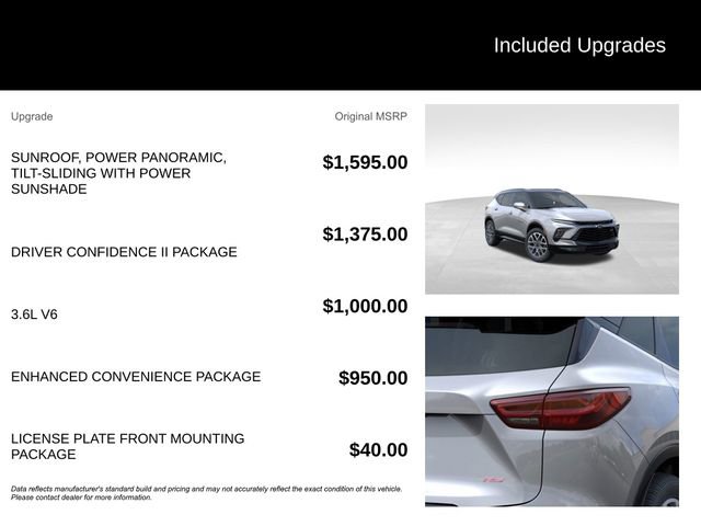 New 2026 Chevrolet Blazer RS w/ Driver Confidence II Package image 5