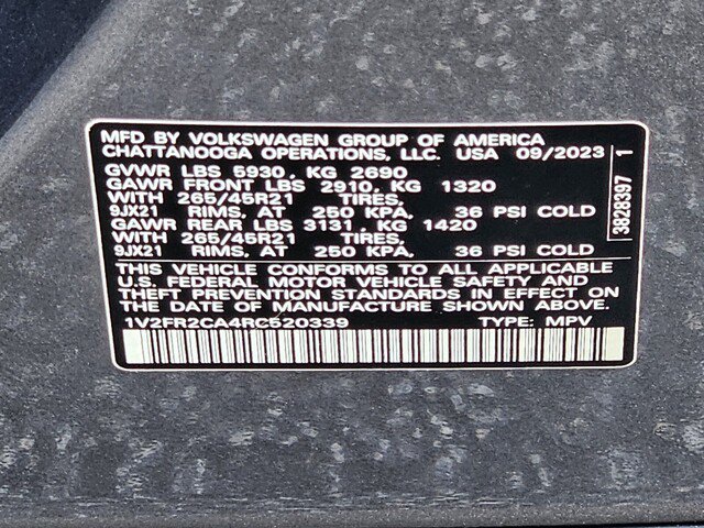 Used 2024 Volkswagen Atlas SEL Premium R-Line AWD/4WD image 30