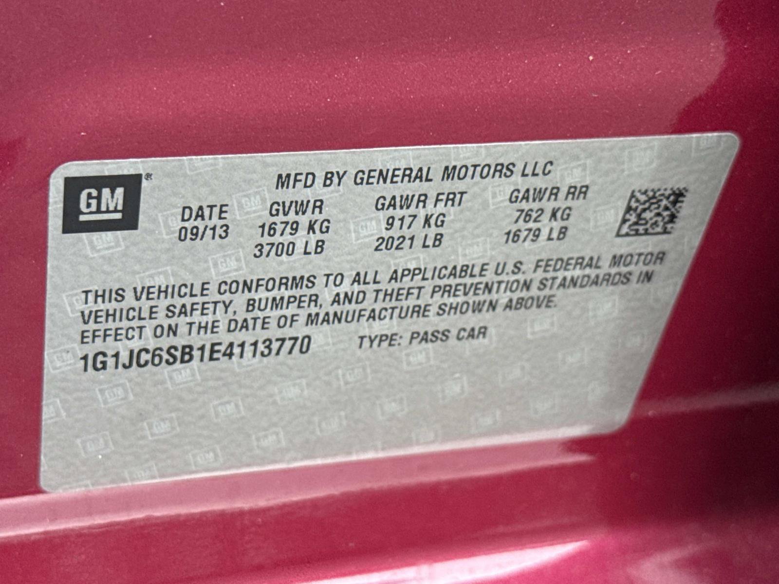 Used 2014 Chevrolet Sonic LT w/ LT Promotional Package FWD image 23