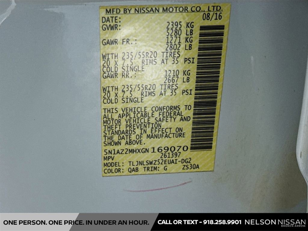 Used 2015 Nissan Murano Platinum w/ Platinum Technology Package image 34