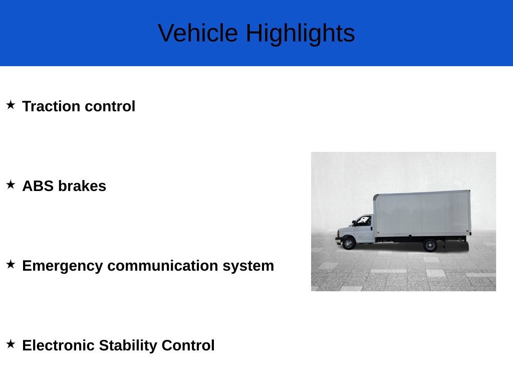 New 2026 Chevrolet Express 4500 w/ Power Convenience Package RWD image 2