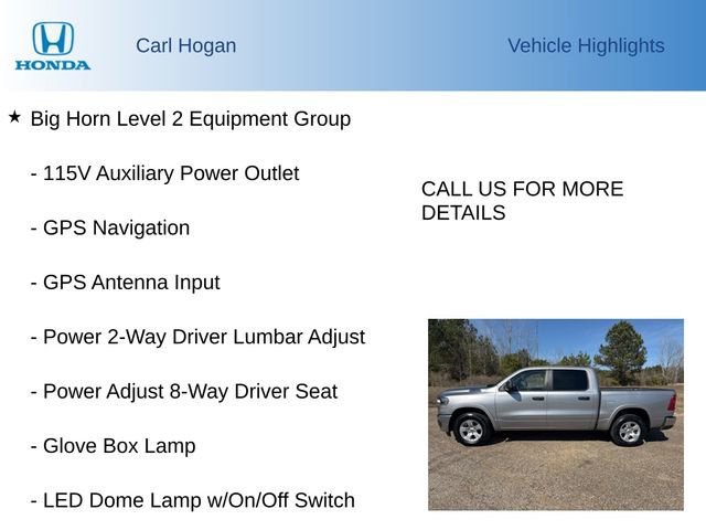 Used 2025 RAM 1500 Big Horn AWD/4WD image 15