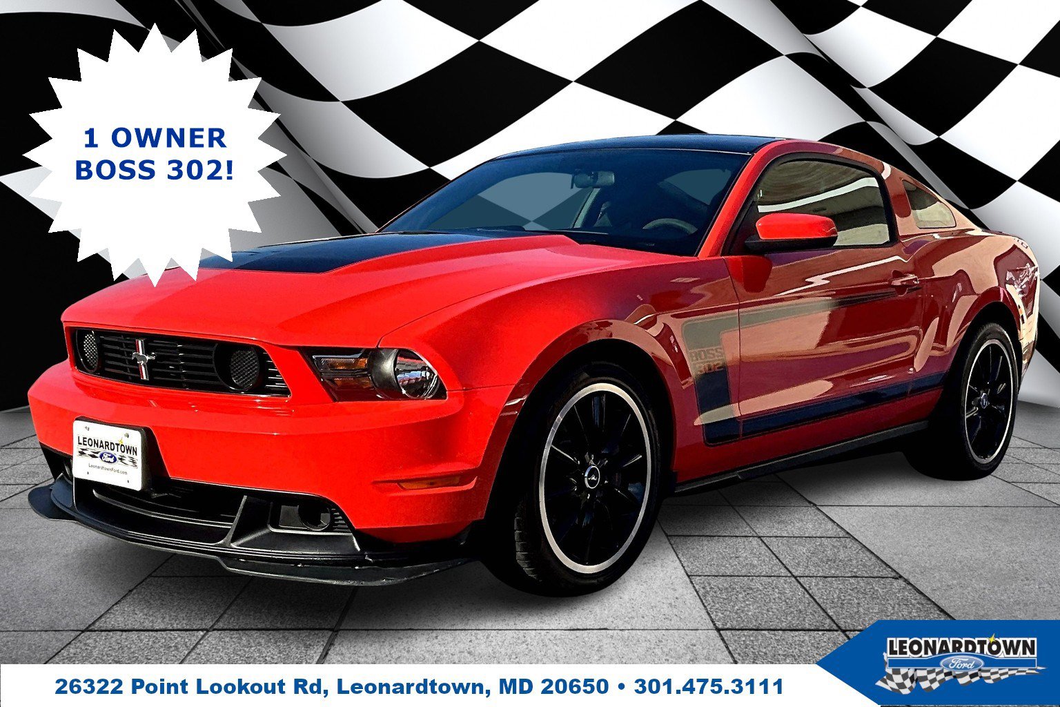 Used 2012 Ford Mustang Boss 302 w/ Boss 302 Accessory Pkg
