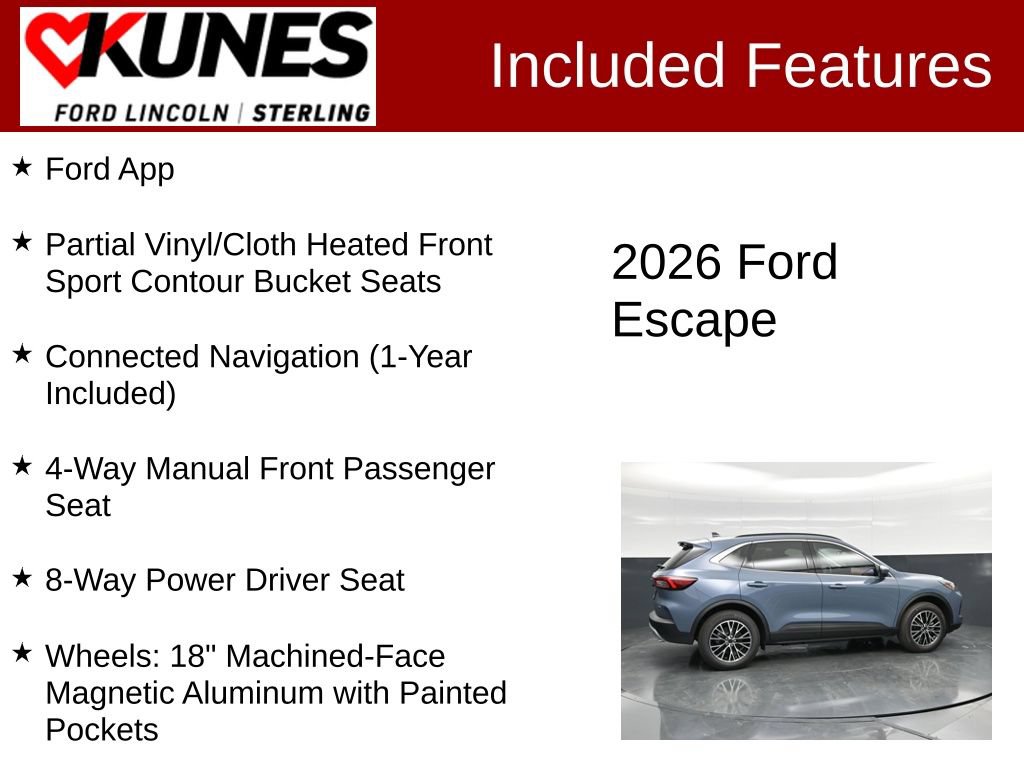 New 2026 Ford Escape SE FWD image 4