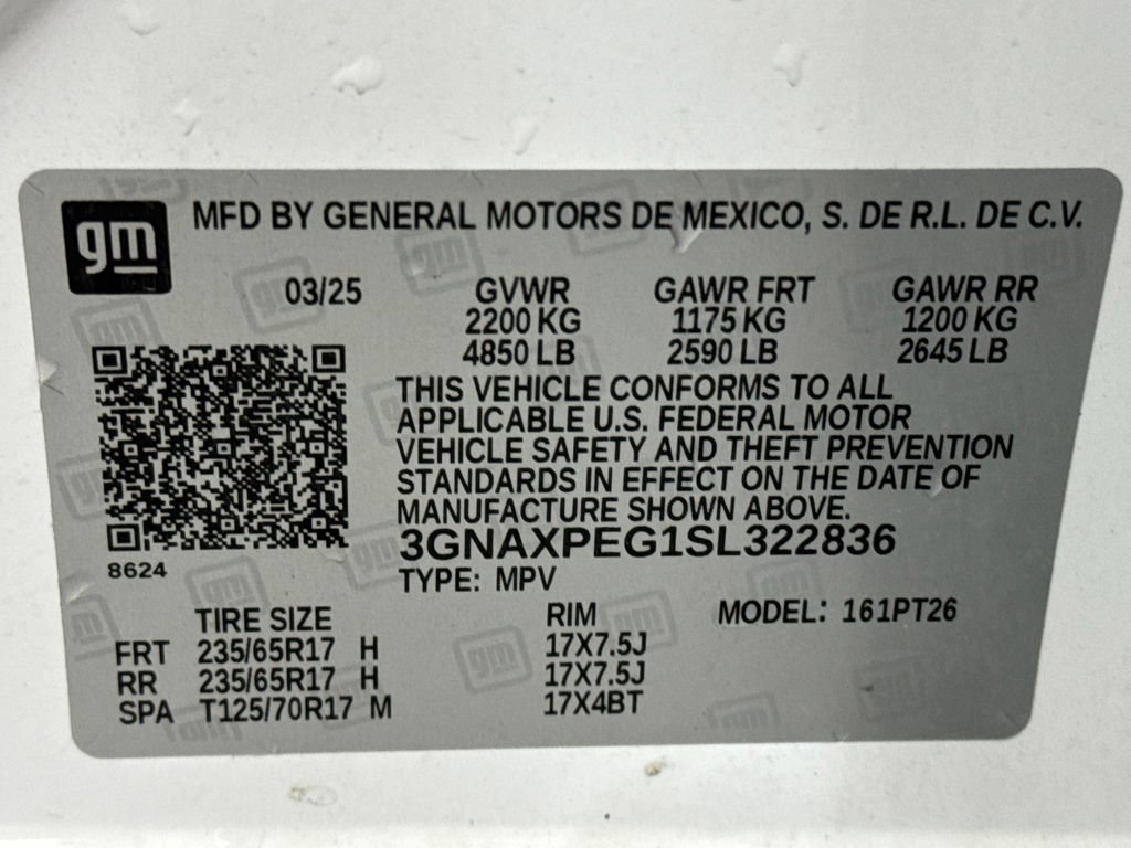 Certified 2025 Chevrolet Equinox LT AWD/4WD image 54