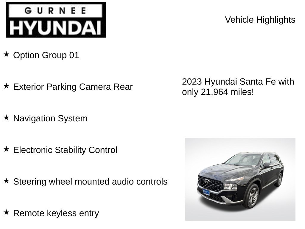 Certified 2023 Hyundai Santa Fe SEL AWD/4WD image 7