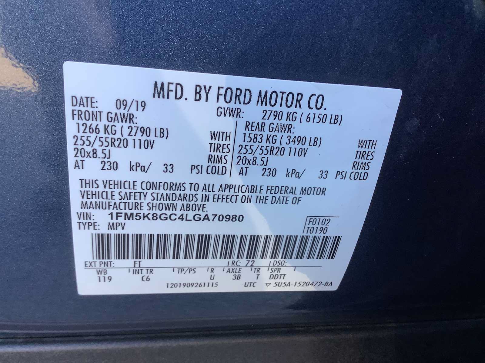Used 2020 Ford Explorer ST w/ Premium Technology Package AWD/4WD image 21