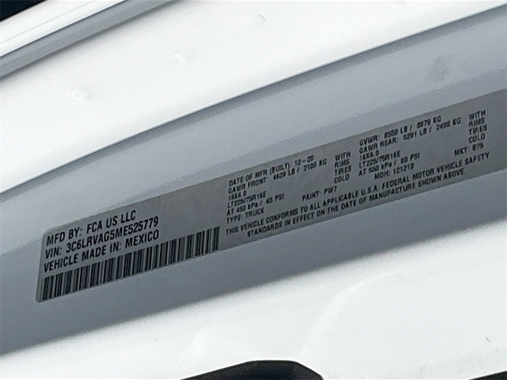 Used 2021 RAM ProMaster 1500 image 24