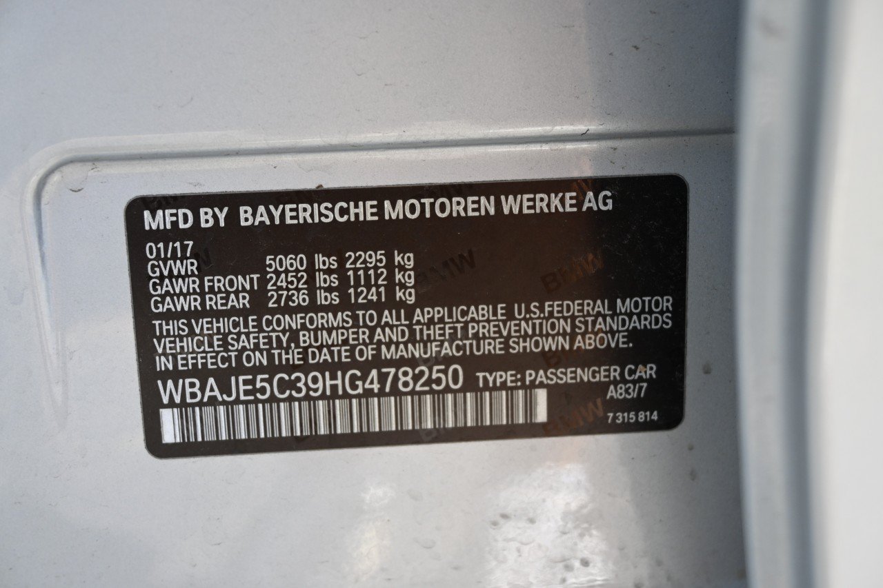 Used 2017 BMW 540i RWD image 29