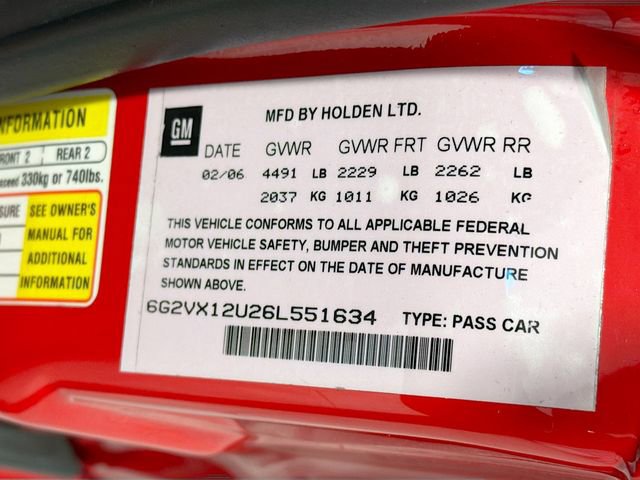 Used 2006 Pontiac GTO Base image 25