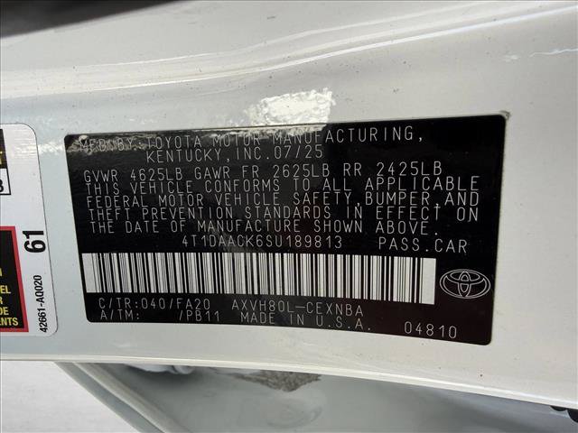Used 2025 Toyota Camry LE FWD image 26