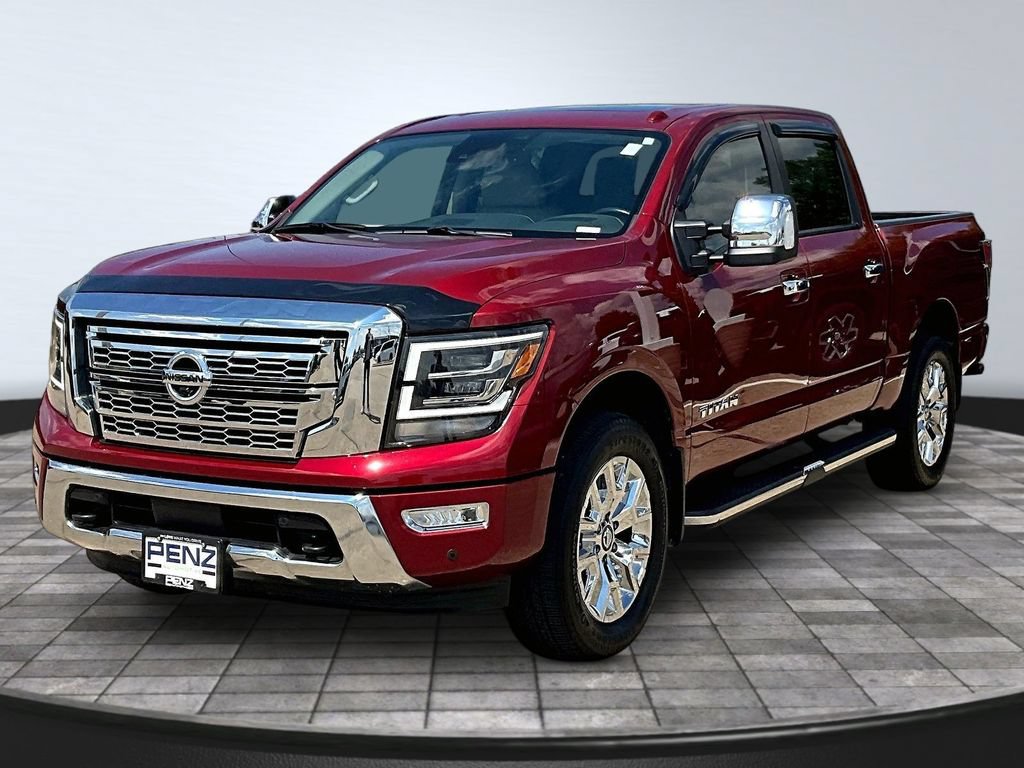 Used 2021 Nissan Titan SL w/ Moonroof Package AWD/4WD image 1