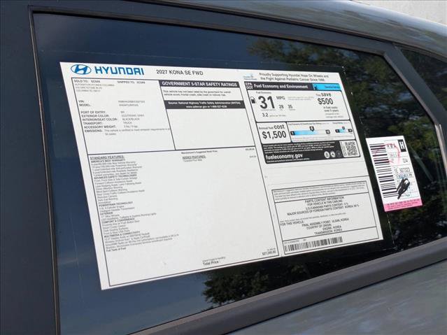 New 2027 Hyundai Kona SE FWD image 23