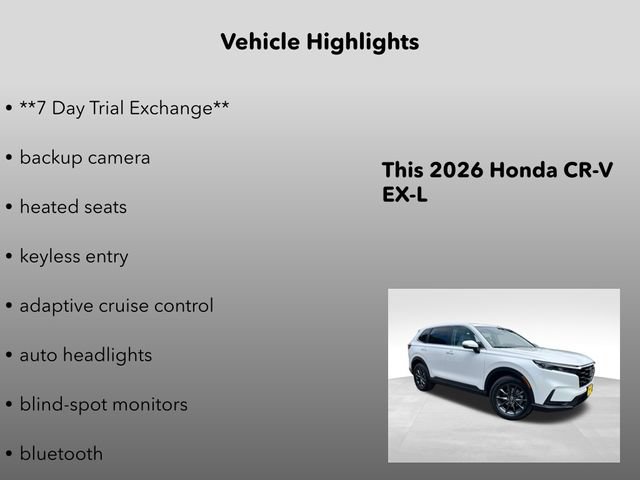 New 2026 Honda CR-V EX-L image 5