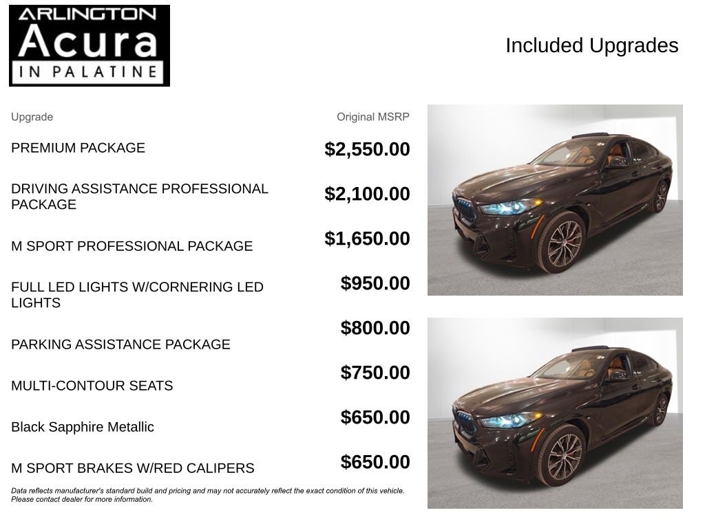 Used 2024 BMW X6 xDrive40i w/ Premium Package AWD/4WD image 4