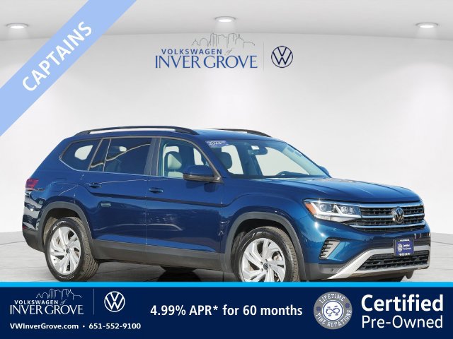 Certified 2023 Volkswagen Atlas SE w/ Panoramic Sunroof Package AWD/4WD image 1