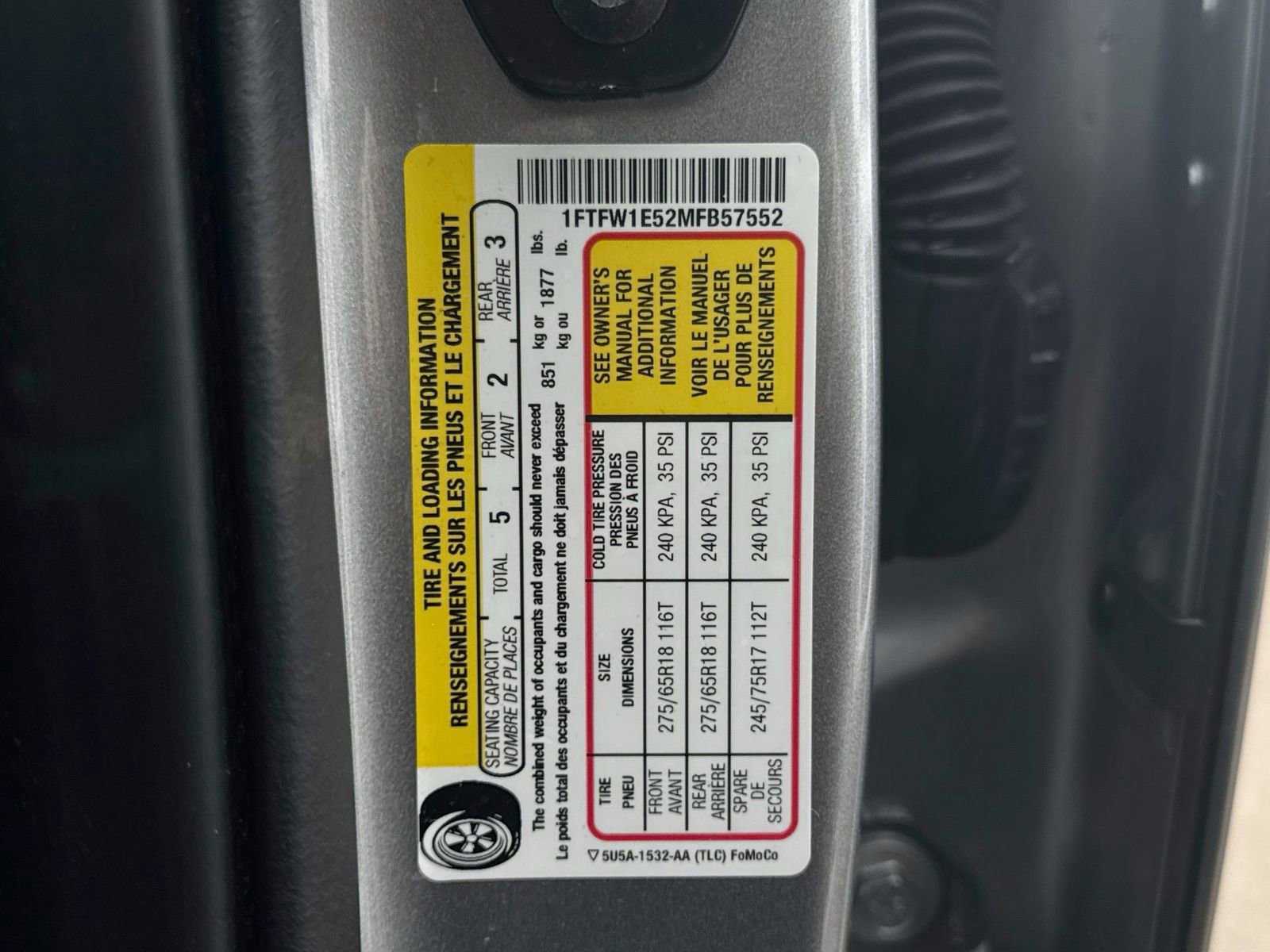 Certified 2021 Ford F150 XLT w/ Equipment Group 302A High image 76