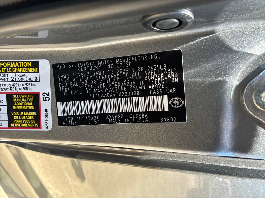 New 2026 Toyota Camry SE image 45