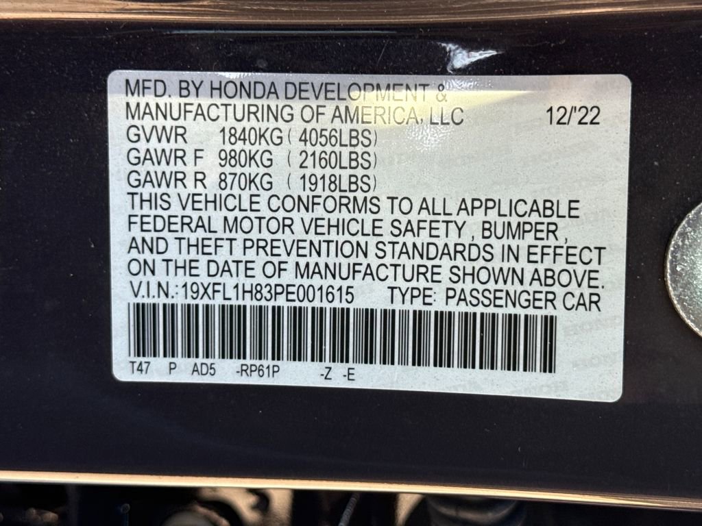 Certified 2023 Honda Civic Sport Touring image 29