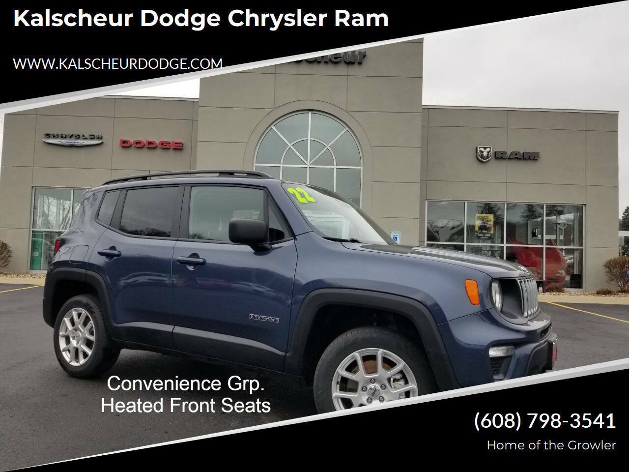 Certified 2022 Jeep Renegade Latitude w/ Convenience Group