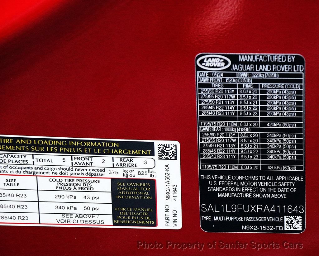 Used 2024 Land Rover Range Rover Sport Dynamic SE AWD/4WD image 53