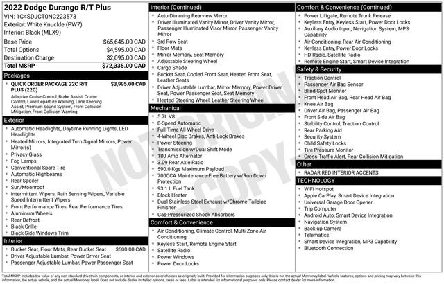 Used 2022 Dodge Durango R/T image 45