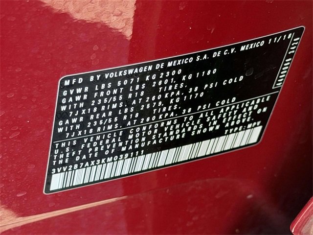 Used 2019 Volkswagen Tiguan SE image 25