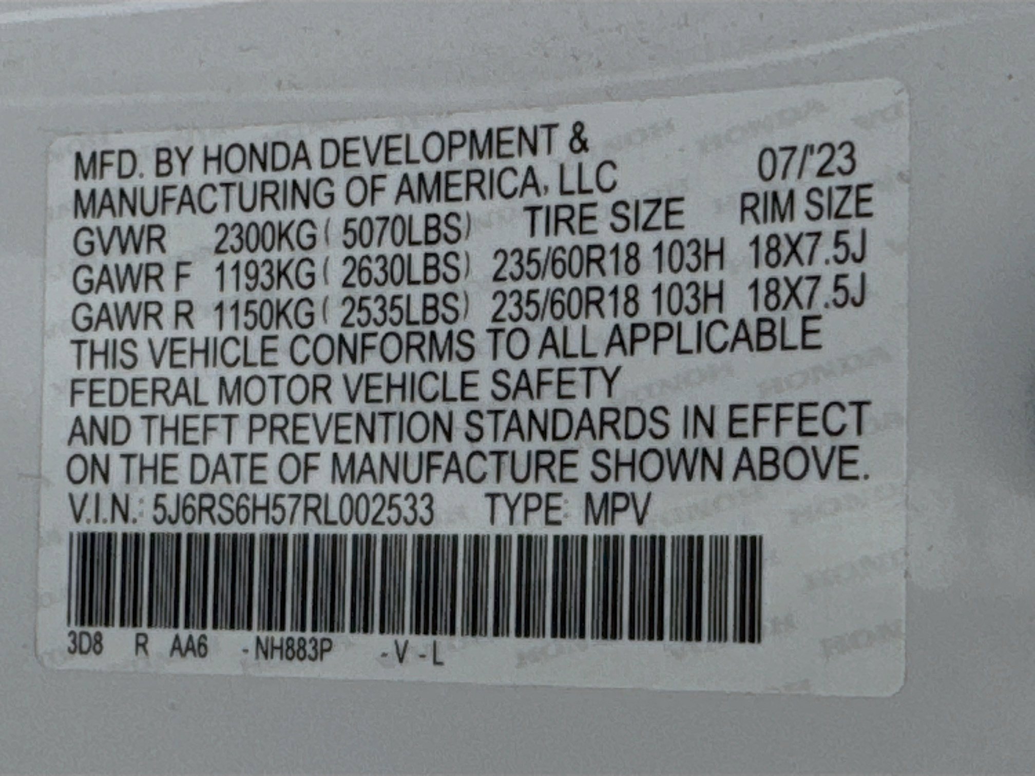 Certified 2024 Honda CR-V Sport image 30