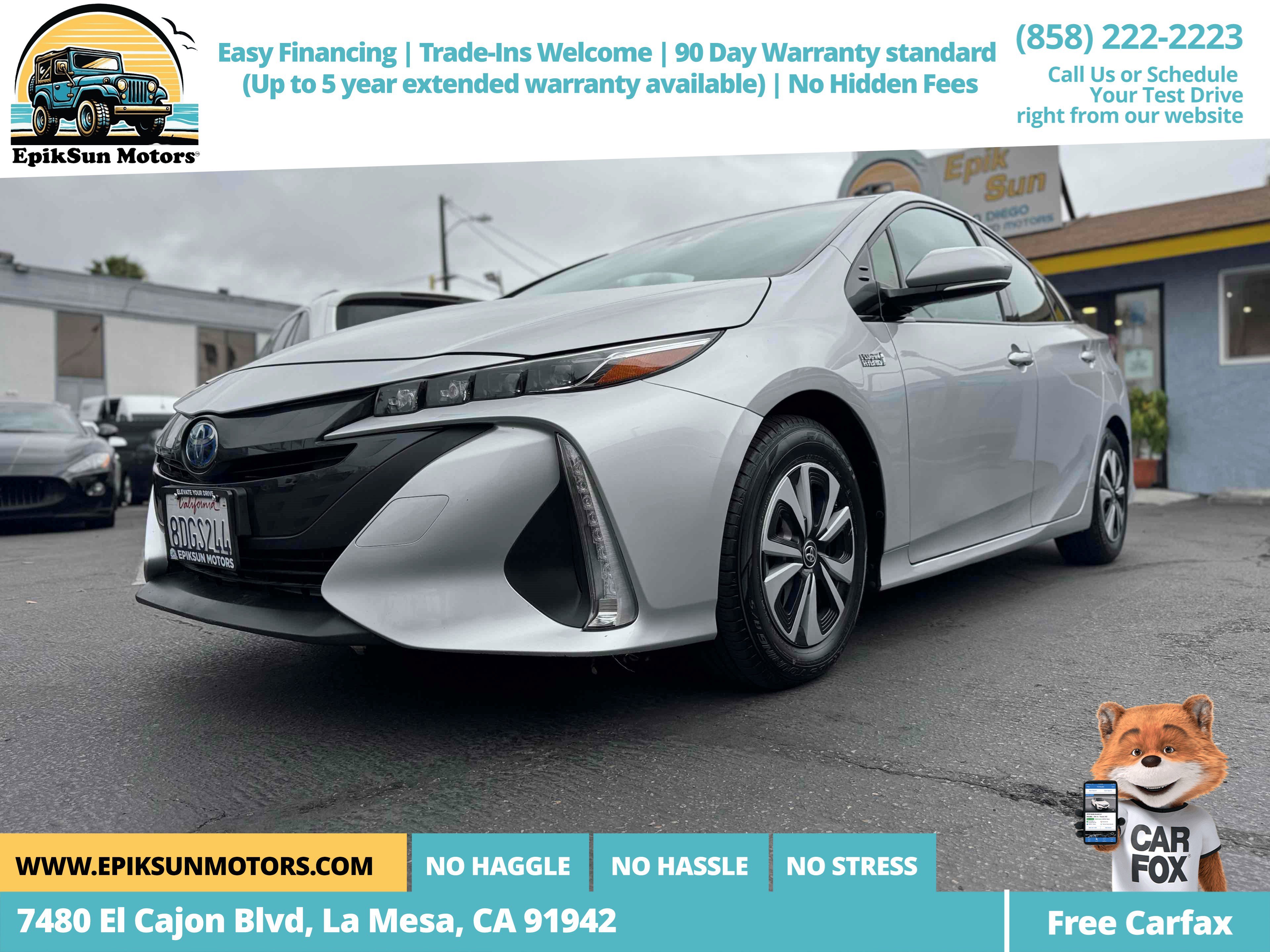 Used 2017 Toyota Prius Prime Premium w/ Carpet Mat Package image 1
