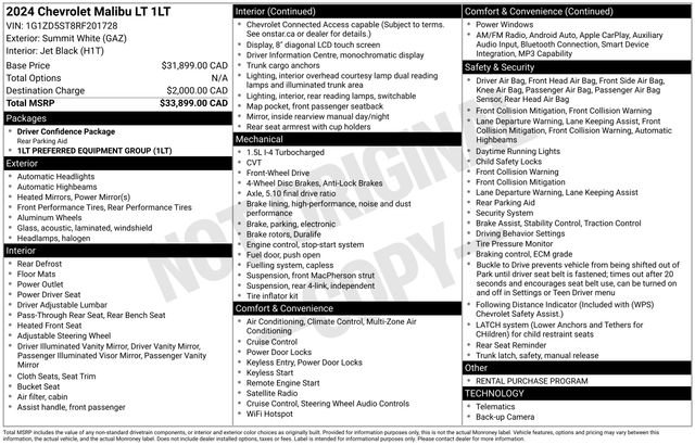 Used 2024 Chevrolet Malibu LT FWD image 23