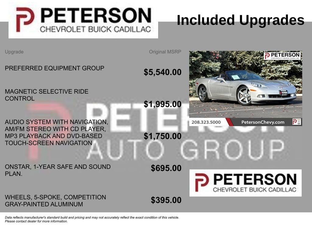 Used 2007 Chevrolet Corvette Convertible w/ Preferred Equipment Group image 11