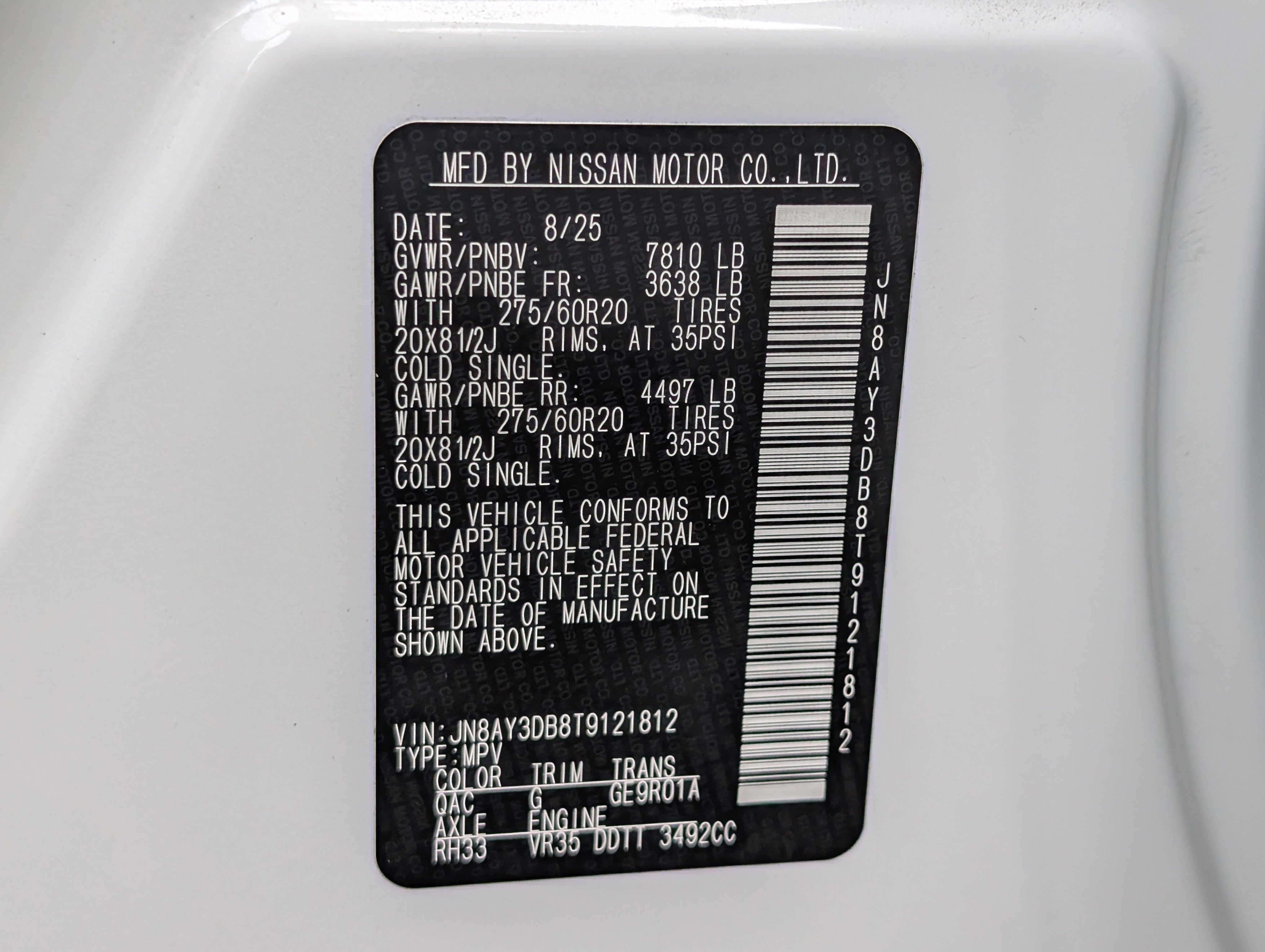 Used 2026 Nissan Armada PRO-4X w/ Captain's Chari Seat Package AWD/4WD image 44