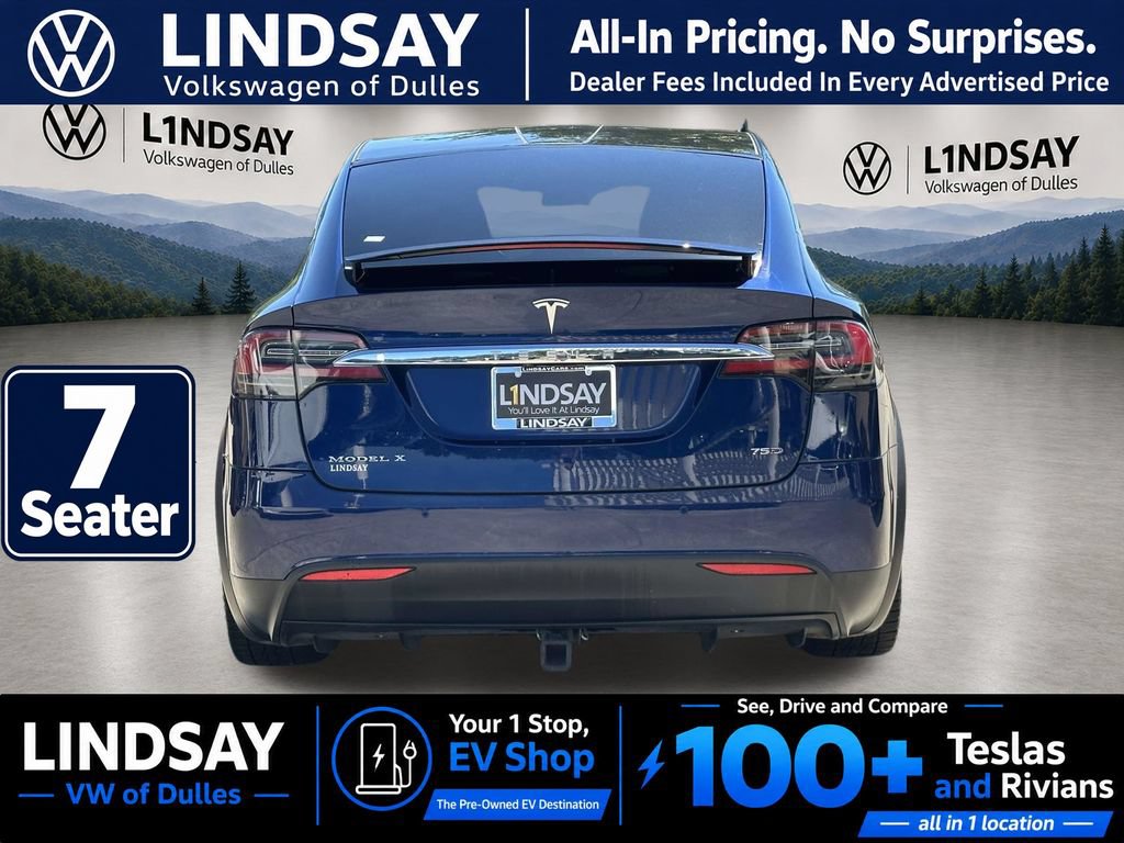 Used 2018 Tesla Model X 75D AWD/4WD image 6