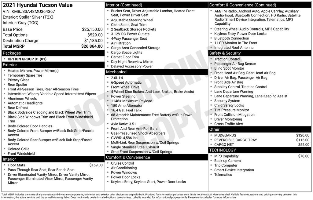 Used 2021 Hyundai Tucson Value image 30