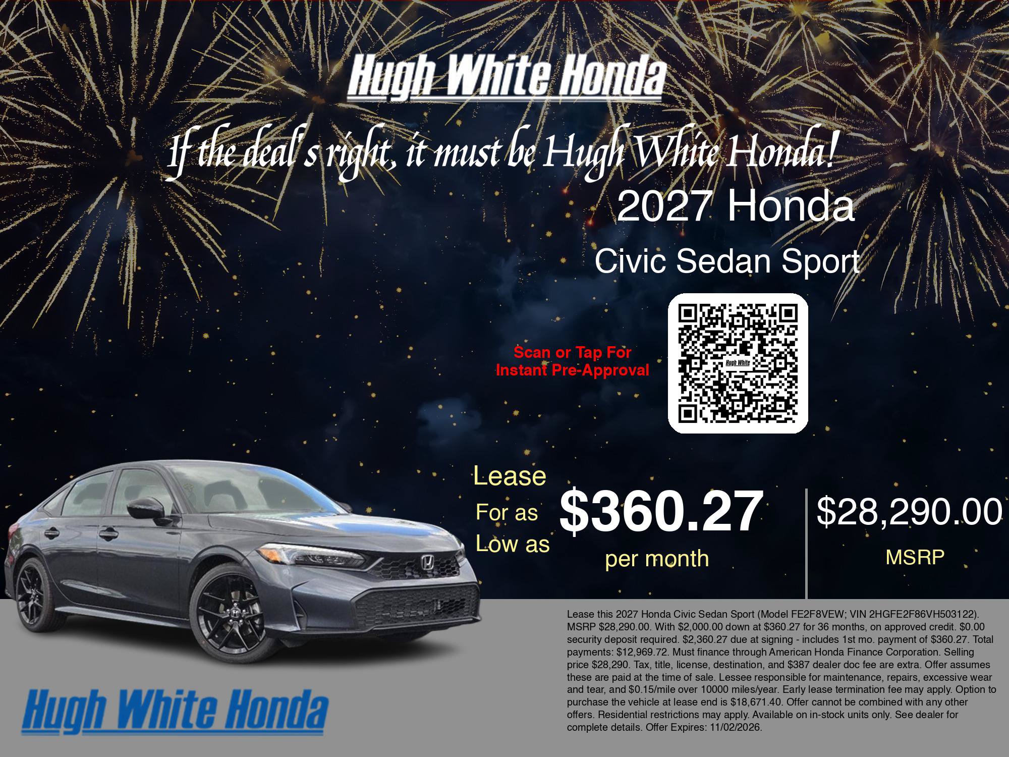 New 2027 Honda Civic Sport image 5