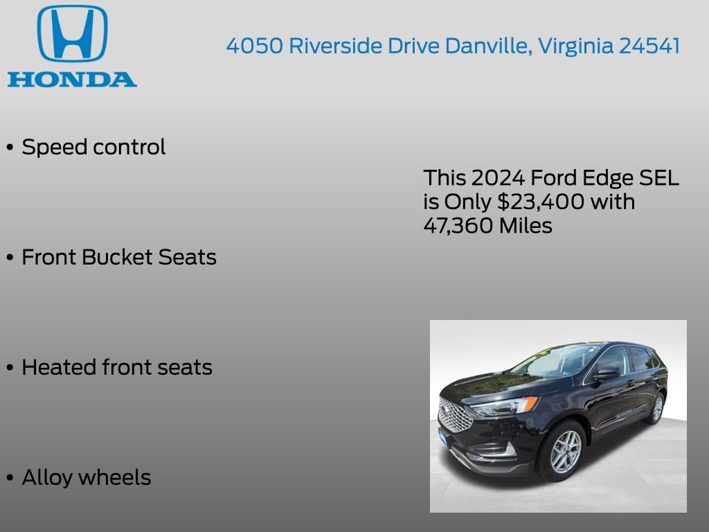 Used 2024 Ford Edge SEL AWD/4WD image 22