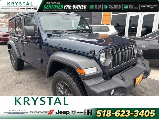 Certified 2025 Jeep Wrangler Unlimited Sport AWD/4WD image 1