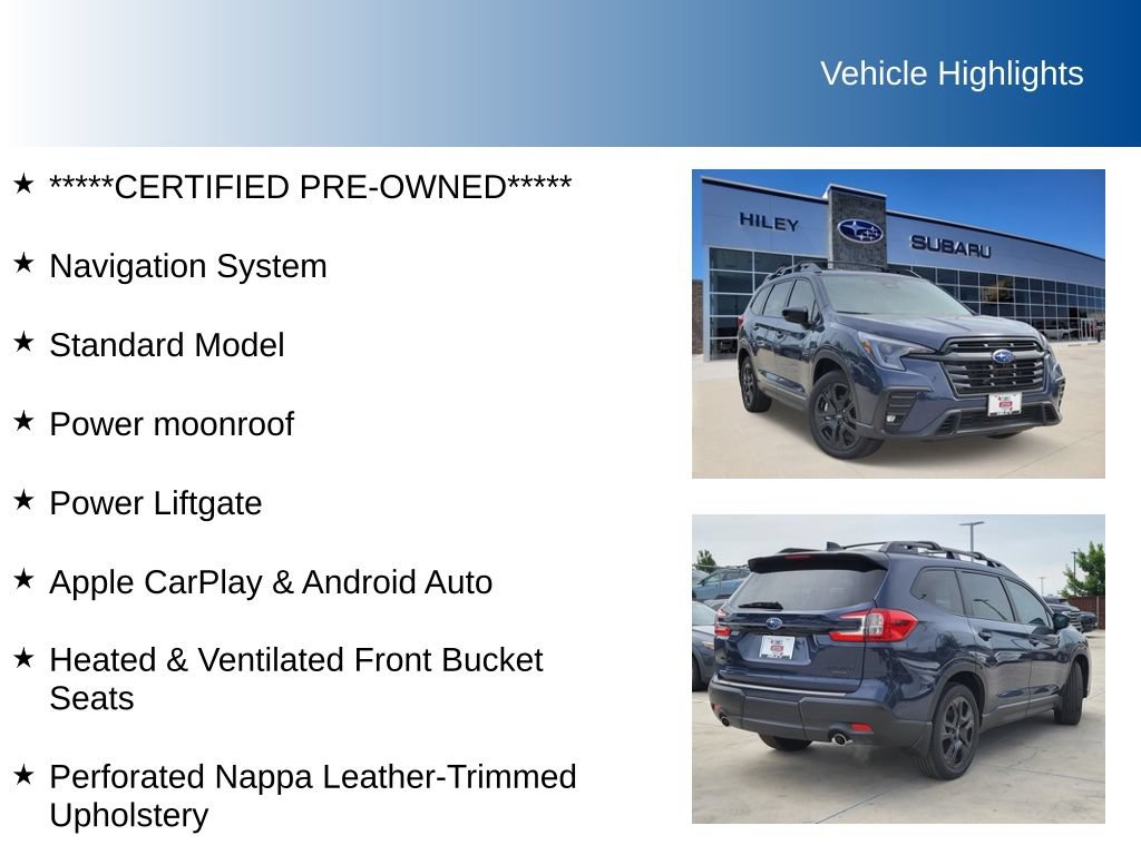 Certified 2025 Subaru Ascent Bronze Edition AWD/4WD image 5