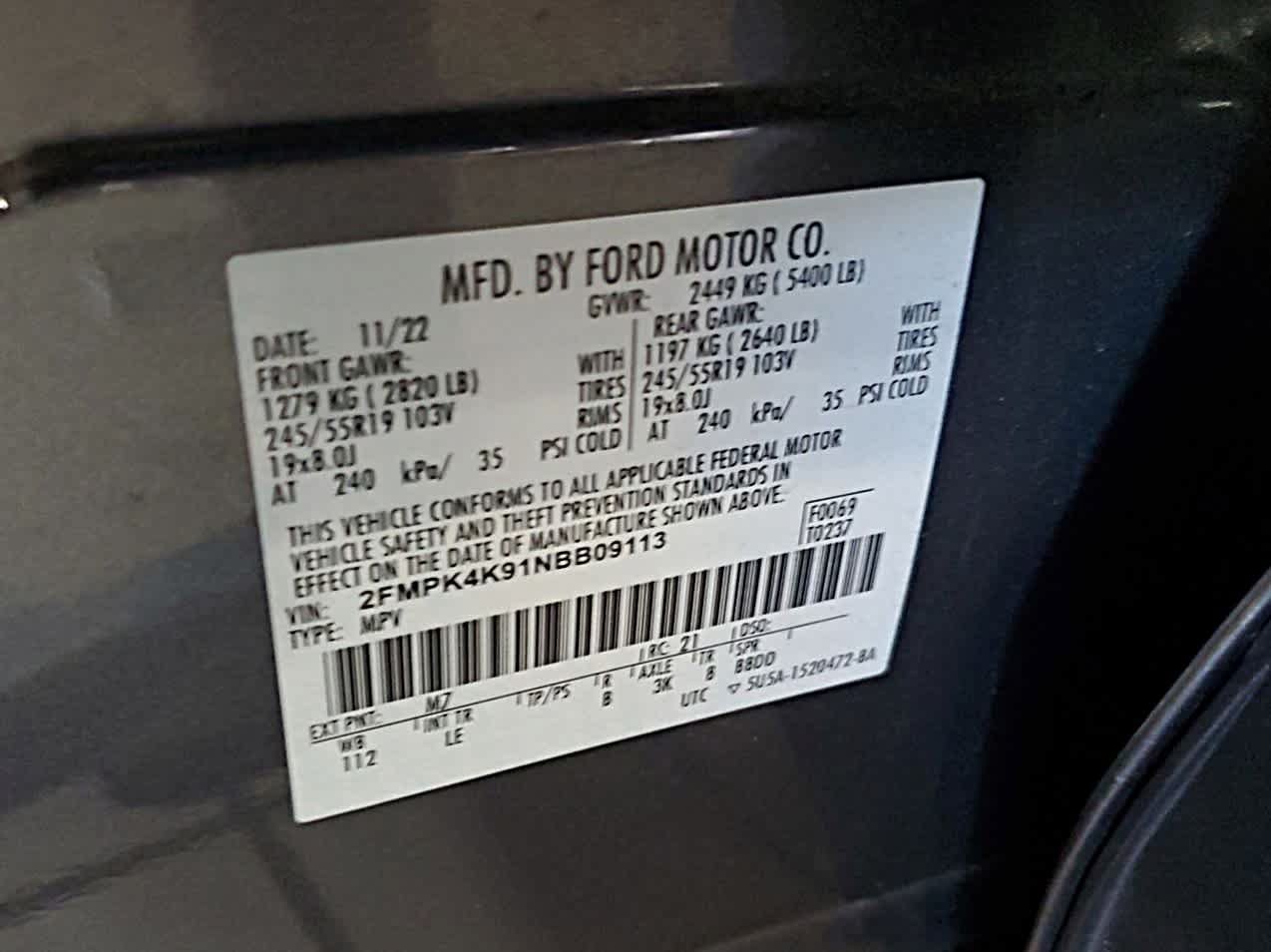 Used 2022 Ford Edge Titanium AWD/4WD image 21
