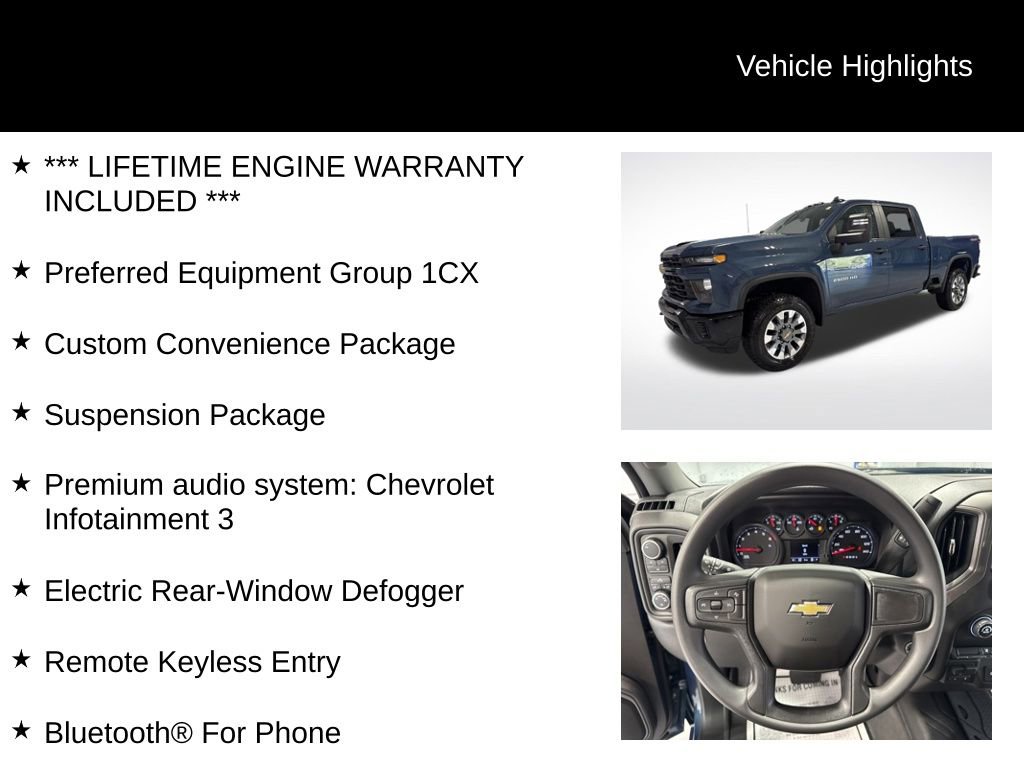 New 2026 Chevrolet Silverado 2500 Custom w/ Custom Convenience Package image 2