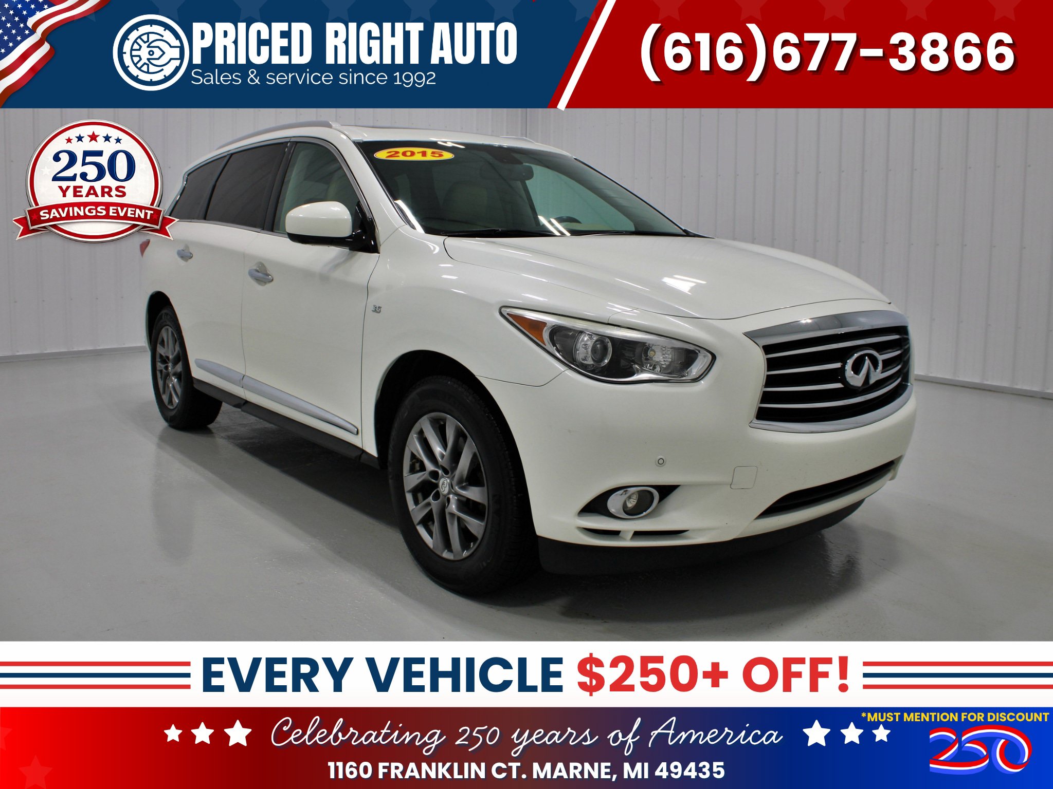 Used 2015 INFINITI QX60 Luxe w/ Premium Plus Package
