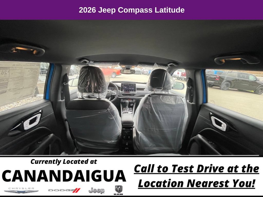 New 2026 Jeep Compass Latitude w/ Quick Order Package 29K AWD/4WD image 12