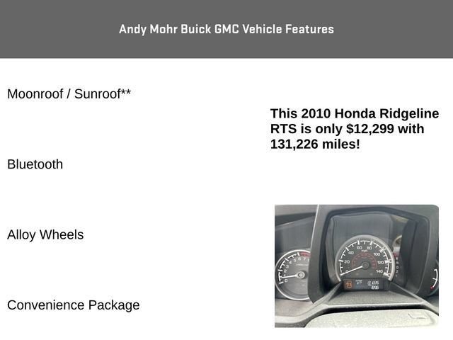 Used 2010 Honda Ridgeline RTS image 4