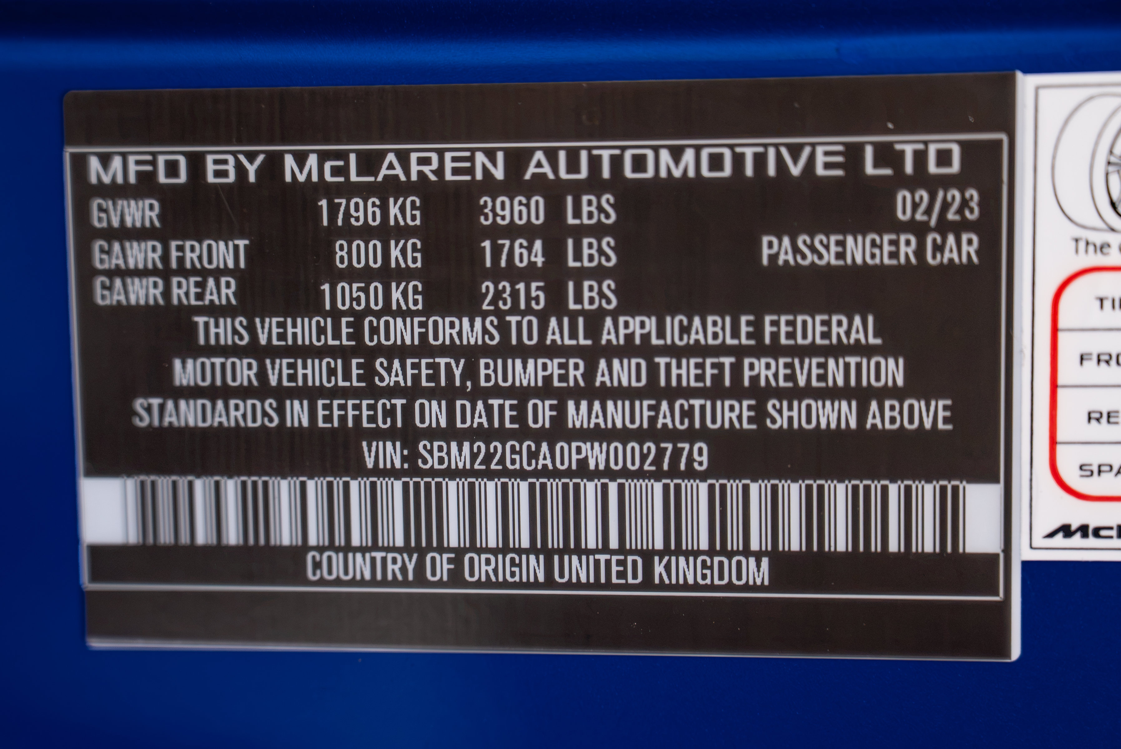 Used 2023 McLaren GT RWD image 18